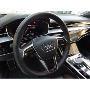 画像: AudiAG純正A8/S8(F8/4N)用3本スポークステアリング