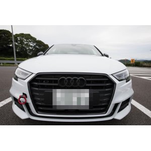 画像: AudiAG純正FL後S3(8V)ブラックスタイリング用フロントグリル