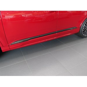 画像: AudiAG純正FL後Q7(4M)カーボンファイバードアモールセット