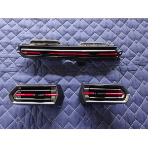 画像: AudiAG純正FL後RS 3(GY/8Y)用バナジウムルックエアベント3個セット