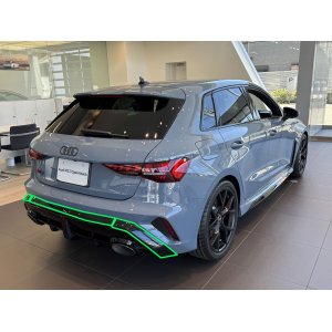 画像: AudiAG純正RS 3(GY/8Y)用カーボンディフューザートリムセットセット