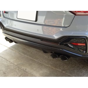 画像: Audi純正S Q2(GA)用ブラッククロームテールパイプトリム