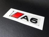 画像: AudiAG純正2Dリア用A6ロゴブラックエンブレム
