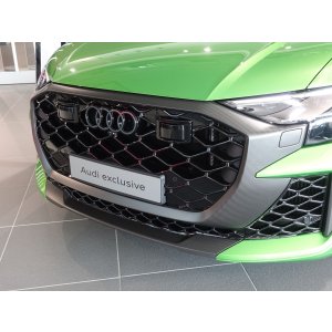 画像: アウディ純正RS Q8 Performance用マットカーボンフロントグリルトリム