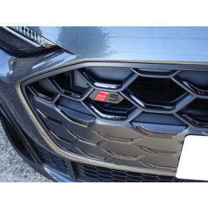 画像: AudiAG純正S5(FU)後付け用Sロゴグリルエンブレム