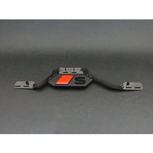 画像: AudiAG純正S5(FU)後付け用Sロゴグリルエンブレム
