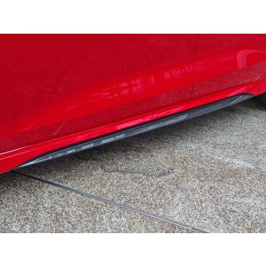 画像: Audi純正RS 3(GY/8Y)用カーボンサイドシルトリム左右セット