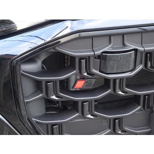 画像: Audi純正S Q8/Q8S lineFL後用Sロゴグリルエンブレム