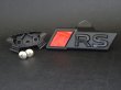 画像5: Audi純正FL後RS 3(GY/8Y)用RSロゴグリルエンブレム