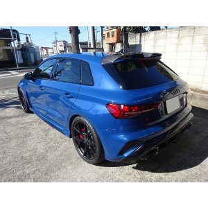 画像: AudiAG純正RS 3/S3/A3 S lineスポーツバック専用カーボンルーフスポイラー