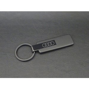 画像: AudiAG純正2026年モデルステンレスキーリング・ブラック