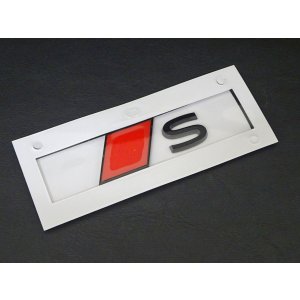 画像: Audi純正S6 e-tron用2DグリルSロゴエンブレム