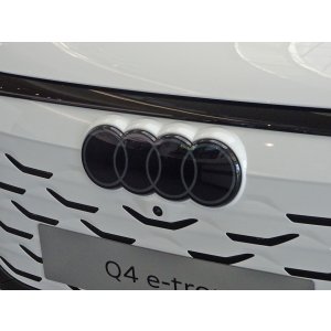 画像: Audi純正FL後Q4 e-tron(FZ/F4)グリル用2D4Ringsエンブレム