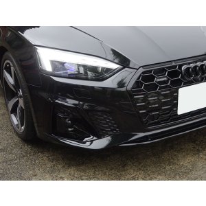 画像: Audi純正A5/S5(F5)用オールグロスブラックエアガイドグリルセット