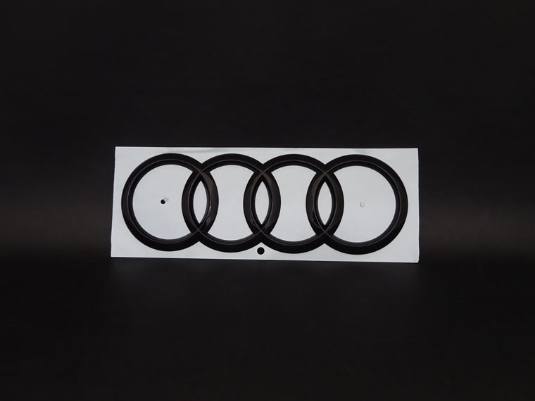 画像3: Audi純正Q7(4M)リア用4Ringsブラックエンブレム