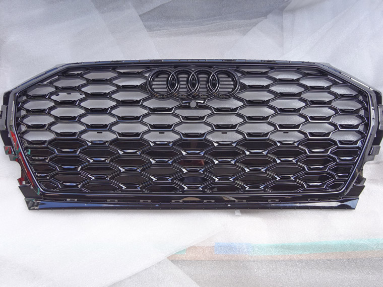 画像2: AudiAG純正Q5SB(FY)用グロスブラックフロントグリル