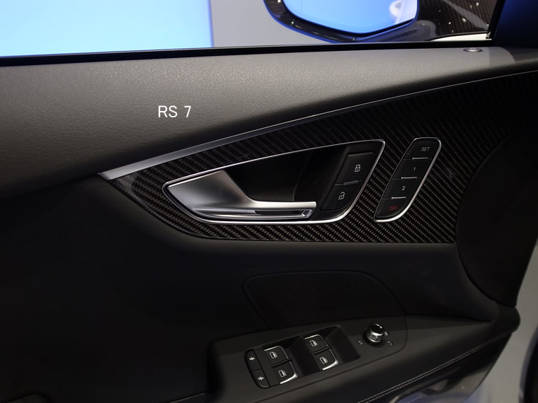 画像1: Audi純正RS 7(4G)純正インナードアハンドル左右セット